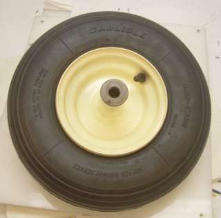 Carlisle Tires Wheelbarrow 4.00 6 Tubeless Tire Steel Wheel 5/8 