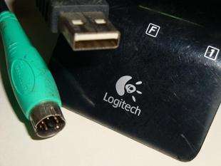 Logitech USB Wireless Mouse Keyboard Receiver C BT44  