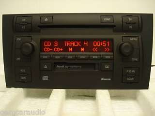 NEW 02 03 04 AUDI A4 S4 6 Disc CD Changer Player Radio Symphony BOSE 