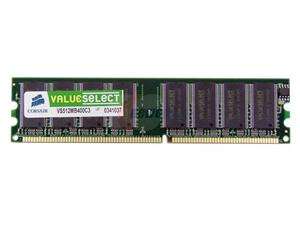    CORSAIR ValueSelect 512MB 184 Pin DDR SDRAM DDR 400 (PC 