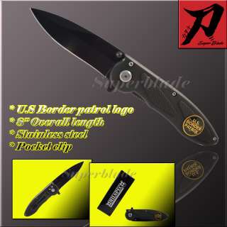 Easy Open Spring Assisted Tactical Border Patrol Pocket Rescue Knife 