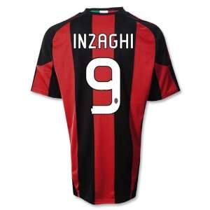  AC Milan 10/11 INZAGHI Home Soccer Jersey Sports 