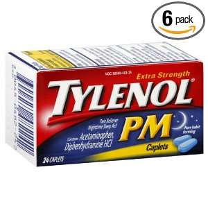  Tylenol Extra Strength PM Pain Reliever Sleep Aid Caplets 
