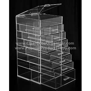  Acrylic Cube Makeup Organizer (6 drawers plus one w/lid 
