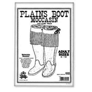 Tandy Leathercraft Adults Plain Boot Moccasin Pattern Pack 6035 00 