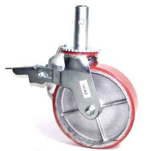HEAVY DUTY Scaffold 8 X 2 Polyurethane Caster Wheel  