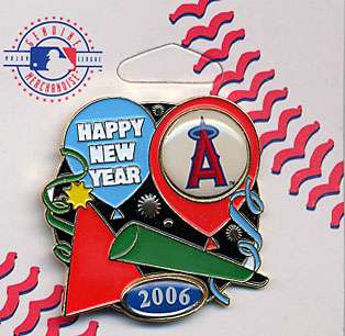 ANAHEIM ANGELS 2006 HAPPY NEW YEAR PARTY PIN SALE  