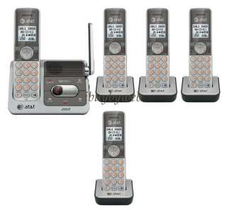 AT&T CL82201 5 Cordless Phones Talking Caller ID Answer  