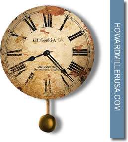  Howard Miller 13 Moment in Time Quartz Antique dials Wall Clock 