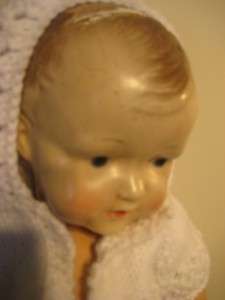 Vintage Antique Composition Character Boy Doll Germany? teeth 18 