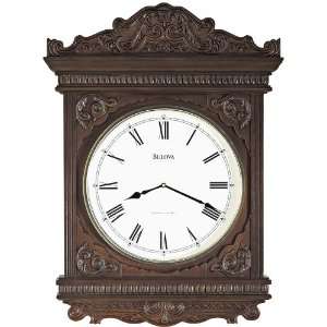 Bulova Walnut Tottenham Wall Clock