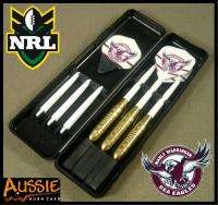 NRL Manly Sea Eagles Darts Gift Box Set   Made England  