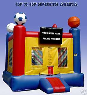 New BOUNCE HOUSE INFLATABLE PLAY BOUNCER SPORTS ARENA  