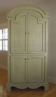 Farmhouse ARMOIRE Cottage Style 30 Distressed Paints Old World Wood 