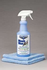 Aircraft RV Boat Waterless Car Wash Wax +2 FREE Towels  