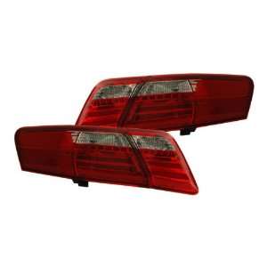   08 Toyota Camry Red/Clear LED Tail Lights /w Reverse Light Automotive