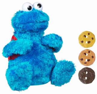  Sesame Street Count And Crunch Cookie Monster Plush Toys 