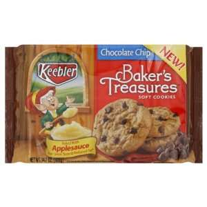 Keebler Bakers Treasures Soft Cookies, Chocolate Chip, 14.7 oz, (pack 