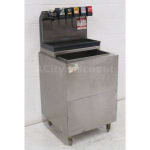   beverage cb23235l6 6 head commercial soda beverage dispenser w ice bin