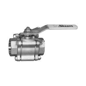    Sharpe 3/8threaded Std Pt Ss 3pc Ball Valve