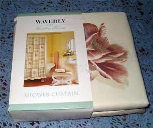 Waverly Spring Blossom Fabric Shower Curtain hOME dECOR  