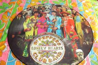 BEATLES PICTURE DISC LP 78 SGT PEPPERS LONELY HEARTS M   