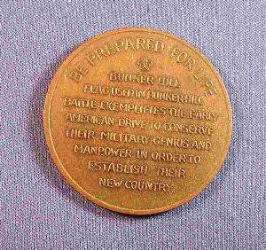 BSA Coin   1974 1975 Americas Bicentennial Bunker Hill  