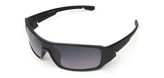 Black Plastic Frame Big Lens Fishing Sports Sunglasses  