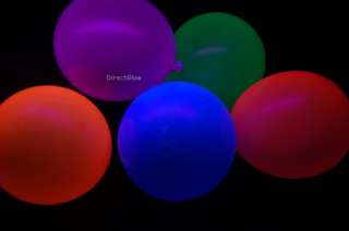 11 inch Blacklight Reactive Latex Balloons 738435651152  