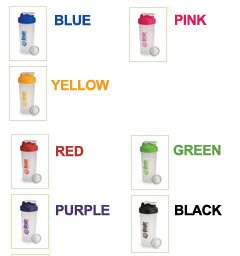 NEW BLENDER BOTTLE Mixer Shaker Cup LARGE 28 oz with 15 FREE protein 