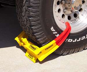 Trimax Boat Trailer Wheel Lock Boot Security Clamp  