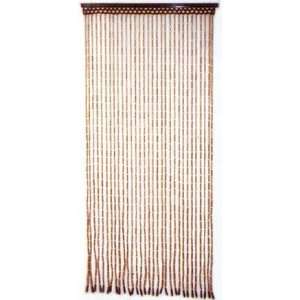  Brown Bamboo Beaded Curtains