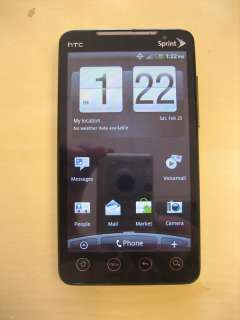 WHITE HTC EVO 4G Already Fully Flashed to Boost Mobile 2.3.5 Rooted Wi 