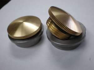 Brass Vented gas cap and bung kit chopper weld in npt  