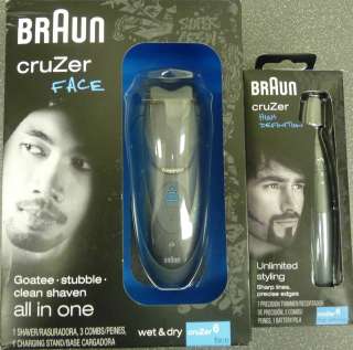 Braun Cruzer Shaver 5730 and Braun Cruzer Precision Trimmer 5363 NEW 