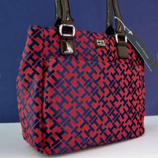 Tommy Hilfiger Red Logo Handbag Purse Bag  
