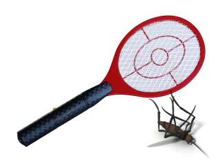Electronic Insect Bug Electric Fly Zapper Swatter 20 Pc Red  