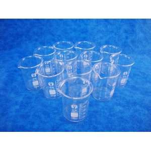  Glass Beakers, 100ml Pack of 12 Industrial & Scientific