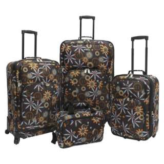   Print Fashion Spinner Luggage Set   Brown (2 Pc).Opens in a new window
