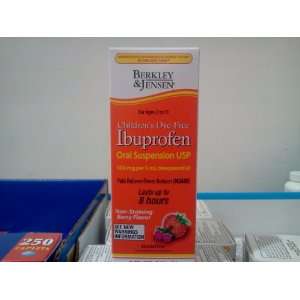 Berkley & Jensen Ibuprofen Oral Suspension Usp/ 100 Mg Per 5 Ml/ 8oz
