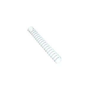  1 1/8 White Plastic Binding Combs   50pk White