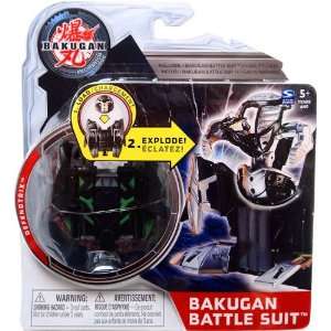  Bakugan Mechtanium Surge Battle Suit Black Defendtrix 