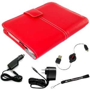 ) Electronic Book; PU Leather Jacket Cover (Black) + Home and Car 