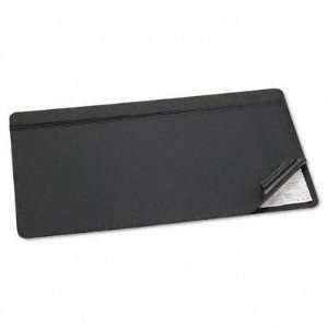   Rhinolin Desk Pad with Privacy Cover, 20 x 31, Black
