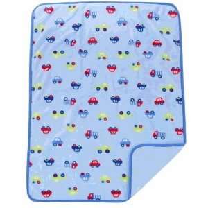  Baby Boy Blanket Cars and Truck ~ Blue Baby