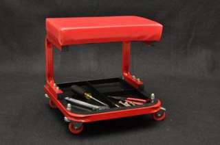 Mechanics Roller Shop Stool Seat Creeper w/ Tool Tray  