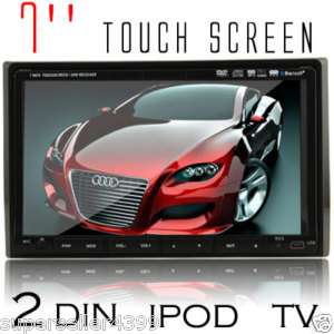 touch screen double din car dvd stereo DVD PLAYER USA  
