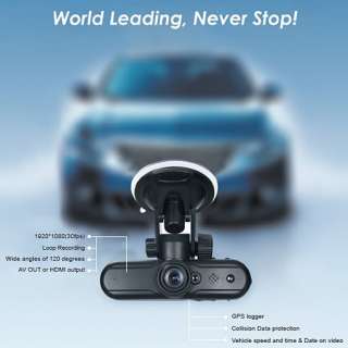 264 1080P Full HD Car Video Recorder With GPS Logger