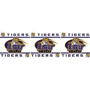  NCAA LSU Tigers Wall Paper Border 