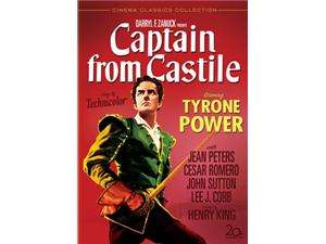    Captain From Castile Tyrone Power, Jean Peters, Cesar 